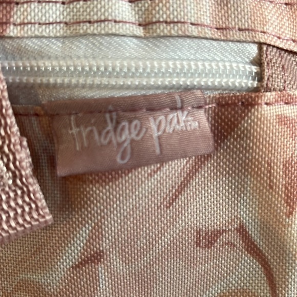 Fridge Pak 12 can cooler bag, pink/white swirl, NWT - Picture 3 of 5